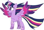  2014 absurd_res alpha_channel cutie_mark equine female feral friendship_is_magic fur hair hi_res horn mammal multi-colored_hair my_little_pony purple_eyes purple_fur smile solo theshadowstone twilight_sparkle_(mlp) winged_unicorn wings 