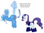  2014 alpha_channel anus butt darthglacier dildo domination english_text equine female female_domination feral friendship_is_magic horn horse lesbian mammal my_little_pony pussy rarity_(mlp) sex_toy spanking strapon text trixie_(mlp) unicorn 