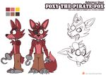  animatronic canine five_nights_at_freddy&#039;s fox foxy_(fnaf) kayla-na male mammal pirate 