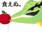  apple food fruit mega_pokemon mega_rayquaza no_humans pokemon pokemon_(game) pokemon_oras rayquaza 