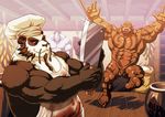  big_muscles blood cooking food garrosh gore humanoid knife male muscles nude orc pandaren video_games warcraft world_of_warcraft 
