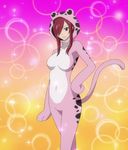  1girl breasts erza_scarlet fairy_tail large_breasts outfit red_hair screencap solo standing stitched tail 