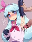  armpit_sex armpits bad_id bad_pixiv_id blue_eyes blue_hair blush censored cum cum_on_body cum_on_upper_body ejaculation elbow_gloves gloves happinesscharge_precure! hat hetero hosshiwa light_blue_hair long_hair looking_at_viewer mogiki_hayami penis precure solo_focus spoken_squiggle squiggle sweat 