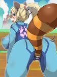  anal_tail animal_ears ass bar_censor bent_over blonde_hair blue_eyes boris_(noborhys) breasts butt_plug censored covered_nipples fake_tail huge_breasts long_hair looking_back mario_(series) metroid object_insertion open_mouth ponytail pussy raccoon_ears raccoon_tail samus_aran solo super_mario_bros. super_mario_bros._3 super_smash_bros. sweatdrop tail vaginal vaginal_object_insertion zero_suit 
