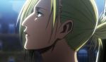  1girl annie_leonhardt blonde_hair blue_eyes highres shingeki_no_kyojin solo stitched 