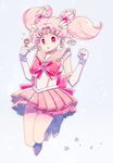  :o back_bow bad_id bad_pixiv_id bishoujo_senshi_sailor_moon boots bow brooch chibi_usa choker double_bun elbow_gloves full_body gloves hair_ornament hairpin jewelry jumping knee_boots magical_girl pink_choker pink_hair pink_sailor_collar pink_skirt pleated_skirt red_eyes ribbon sailor_chibi_moon sailor_collar sailor_moon_musical sailor_senshi_uniform saki_(hxaxcxk) short_hair skirt solo tiara twintails white_background white_gloves 