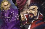  beard bian_zoldark facial_hair highres ichimura_yuu maier_v_branstein male_focus multiple_boys mustache super_robot_wars super_robot_wars_original_generation 