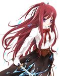  1girl bad_id bad_pixiv_id cosplay gloves janne1230 kirijou_mitsuru kirijou_mitsuru_(cosplay) kusakabe_misuzu long_hair persona persona_3 red_hair solo sword weapon white_gloves 