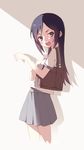  aragaki_ayase bad_id bad_pixiv_id black_eyes black_hair erolcy highres long_hair ore_no_imouto_ga_konna_ni_kawaii_wake_ga_nai school_uniform serafuku 