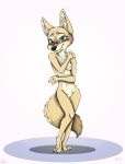  3_toes blush breasts canine disney embarrassed female fox mammal navel nude pussy solo toes ziegelzeig zootopia 