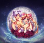  alexandra_mae bad_id bad_pixiv_id banned_artist bare_shoulders bishoujo_senshi_sailor_moon blonde_hair blue_eyes crescent double_bun earrings facial_mark flower forehead_mark full_moon hair_flower hair_ornament hairpin jewelry long_hair maboroshi_no_ginzuishou moon moon_stick mother_and_daughter multiple_girls pink_flower pink_rose princess_serenity purple_eyes queen_serenity red_flower red_rose rose smile tsukino_usagi twintails white_hair 