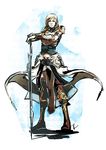  alternate_costume armor armored_dress ashelia_b'nargin_dalmasca bad_deviantart_id bad_id boots colin_tan faulds final_fantasy final_fantasy_xii midriff navel planted_sword planted_weapon short_hair shoulder_armor showgirl_skirt solo spaulders sword thigh_boots thighhighs vambraces weapon 