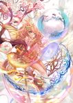  bad_id bad_pixiv_id blonde_hair blue_eyes bubble butterfly_wings flower globe hair_ornament long_hair looking_at_viewer original revision rose solo torino_akua tree_branch water wings 