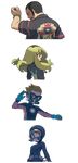  2boys 2girls delinquent_(pokemon) free_diver_(pokemon) minun multiple_boys multiple_girls npc_trainer official_art plusle pokemon pokemon_(game) pokemon_oras scuba_diver_(pokemon) street_punk_(pokemon) wetsuit 