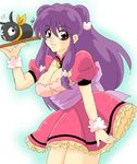  dress long_hair p-chan purple_hair ranma_1/2 shampoo_(ranma_1/2) 