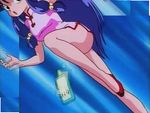  blue_hair china china_dress chinese_clothes dress fixme jumping legs long_hair miniskirt non-web_source poorly_stitched ranma_1/2 screencap self_upload shampoo shampoo_(ranma_1/2) short_dress skirt solo stitched third-party_edit 