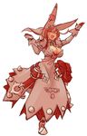  :d ^_^ arm_up breasts cleavage closed_eyes earrings elphelt_valentine full_body gloves guilty_gear guilty_gear_xrd happy highres jewelry large_breasts matsu-sensei open_mouth pink_hair short_hair simple_background smile solo white_background 
