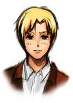  1boy artist_request bernard_wiseman blonde_hair green_eyes gundam gundam_0080 lowres male male_focus ogura_anko solo 