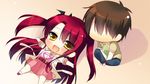  1girl game_cg long_hair luce_yami_asutarite magical_marriage_lunatics!! moonstone open_mouth red_hair yamakaze_ran yellow_eyes 