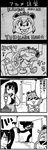  &gt;:) 2girls 4koma :3 :d comic crossed_arms crossed_legs crossover disney eighth_note greyscale headgear highres kaga_(kantai_collection) kantai_collection mickey_mouse monochrome mouse multiple_girls muneate musical_note open_mouth parody projector school_uniform serafuku shaded_face shima_noji_(dash_plus) ship's_wheel short_hair side_ponytail sitting smile speech_bubble steamboat_willie sweat teeth translation_request v-shaped_eyebrows yukikaze_(kantai_collection) 