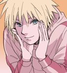  1boy blonde_hair face male male_focus namikaze_minato naruto solo terragin 