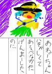  child_drawing crying diary hat hat_ribbon komeiji_koishi nicetack ribbon short_hair third_eye touhou 