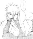  1boy character_request male male_focus namikaze_minato naruto solo terragin translation_request 