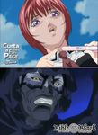  1girl bible_black demon pregnancy_test_meme purple_eyes red_hair tagme takashiro_hiroko 