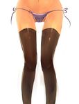  absurdres black_legwear cameltoe close-up groin highres kami_amane_kurohime lingerie lower_body lowleg lowleg_panties navel original panties partially_visible_vulva purple_panties side-tie_panties solo standing thigh_gap thighhighs thong underwear underwear_only waist_down white_background 