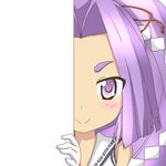  dress gloves hair_ornament hatsuharu_(kantai_collection) kantai_collection long_hair looking_at_viewer nagineko peeking_out purple_eyes purple_hair remodel_(kantai_collection) sailor_dress sleeveless sleeveless_dress smile solo transparent_background white_gloves 