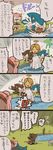  4koma amy_rose angel aoki_(fumomo) comic furry maria_robotnik shadow_the_hedgehog sonic sonic_the_hedgehog translation_request water 