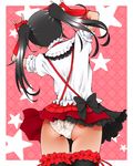  ass black_hair dr_rex from_behind love_live! love_live!_school_idol_project panties polka_dot polka_dot_panties solo thighhighs twintails underwear white_panties yazawa_nico 