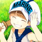  1boy curry_gohan hat marine nnk_karemeshi one_piece smile x_drake younger 