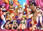  6+girls ass bikini bleach breasts butt_crack cerebella_(skullgirls) crossover dark_skin fairy_tail final_fantasy final_fantasy_x final_fantasy_x-2 fire_emblem fire_emblem:_kakusei harem inverse_(fire_emblem) jadenkaiba large_breasts lucy_heartfilia mona mona_(warioware) multiple_girls nami nami_(one_piece) one_piece orange_hair pokemon pokemon_(anime) rikku rwby shihouin_yoruichi skullgirls swimsuit uchikido_(pokemon) uchikudo_(pokemon) wario_ware warioware yang_xiao_long yui_&amp;_yusuke:_school_fight! yui_rakkuza 