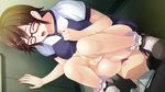  ane_yome_quartet ayase_hazuki black_hair blush censored eyes_closed game_cg glasses hair_ornament hairclip highres hisashi_(nekoman) kawakami_minamo legs licking lying open_mouth oral panties panty_pull pussy shoes short_hair sitting sitting_on_face sitting_on_person socks squatting sweat thighs tongue underwear 