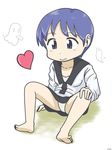  heart nichijou panties spread_legs tanabo_(nichijou) underwear upskirt 