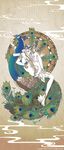  1girl art_nouveau buddhism kujaku_myouou yamamoto_naoki_(bassman_naoki) 