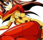  bad_id bad_pixiv_id blue_eyes bodysuit bra brown_hair hcsb latex lingerie long_hair multicolored multicolored_bodysuit multicolored_clothes neon_genesis_evangelion orange_bodysuit plugsuit rebuild_of_evangelion red_bodysuit shikinami_asuka_langley skin_tight smirk solo souryuu_asuka_langley test_plugsuit underwear 