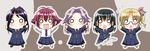  chibi kajiki_yumi kanbara_satomi kanzaki_karuna multiple_girls o_o saki school_uniform senoo_kaori touyoko_momoko tsuruga_school_uniform tsuyama_mutsuki 