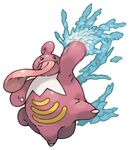  lickilicky lowres nintendo no_humans pearl7 pokemon pokemon_(creature) solo tongue 