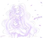  artist_name arudebido character_name dress english hair_ornament long_hair magical_girl milk_(yes!_precure_5) milky_rose mimino_kurumi precure signature simple_background sketch solo standing yes!_precure_5 yes!_precure_5_gogo! 