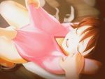  animated animated_gif assisted_exposure bounce bouncing_breasts breasts brown_hair green_eyes huge_filesize iori_misaki large_breasts leotard nipples puffy_nipples rondo_duo short_hair tinkle_bell torn_clothes 