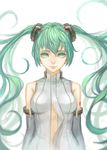  aqua_hair bare_shoulders bryanth face hatsune_miku hatsune_miku_(append) highres lips long_hair looking_at_viewer sketch solo twintails upper_body very_long_hair vocaloid vocaloid_append 