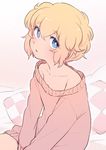  androgynous bad_id bad_pixiv_id blonde_hair blue_eyes blush danball_senki danball_senki_wars hoshihara_hikaru male_focus naruko_(nalcoro) otoko_no_ko solo 