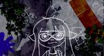  1girl animated animated_gif color domino_mask drawing female inkling mask nintendo solo splatoon 