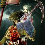  1girl axe japanese_clothes kimono ohji otogi_(game) sakata_no_kintoki scythe usui_sadamitsu weapon 
