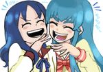  crossover happinesscharge_precure! heartcatch_precure! kurumi_erika laughing multiple_girls precure shirayuki_hime star_samurai 