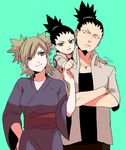  facial_hair family goatee nara_shikadai nara_shikamaru naruto quad_tails spoilers temari topknot 