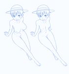  :p bad_id bad_tumblr_id barefoot breasts comparison genderswap genderswap_(mtf) hat lineart luffyko monkey_d_luffy monochrome navel neocoill nipples nude one_piece scar short_hair sketch small_breasts straw_hat toes tongue tongue_out 