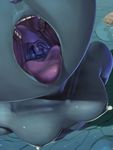  close-up fish_girl monster_girl nipples ocarina_of_time open_mouth princess_ruto saliva small_breasts solo teeth the_boogie the_legend_of_zelda the_legend_of_zelda:_ocarina_of_time tongue tongue_out zora 